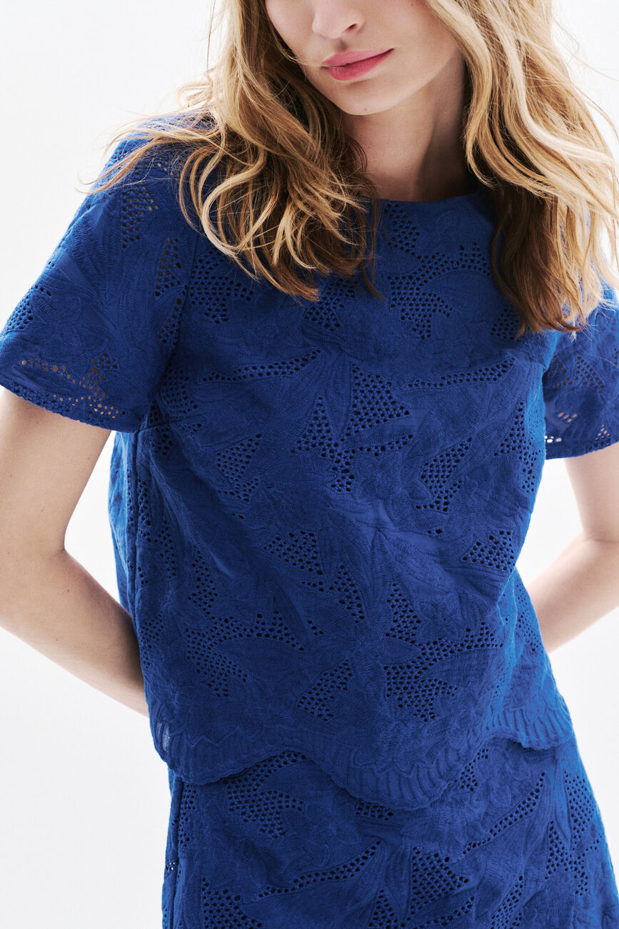 Bluse Calvie königsblau damen