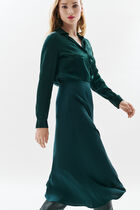 Jalentina skirt dark green woman