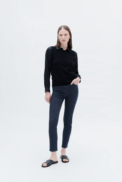 Pantalón Tom vaquero doble piedra mujer