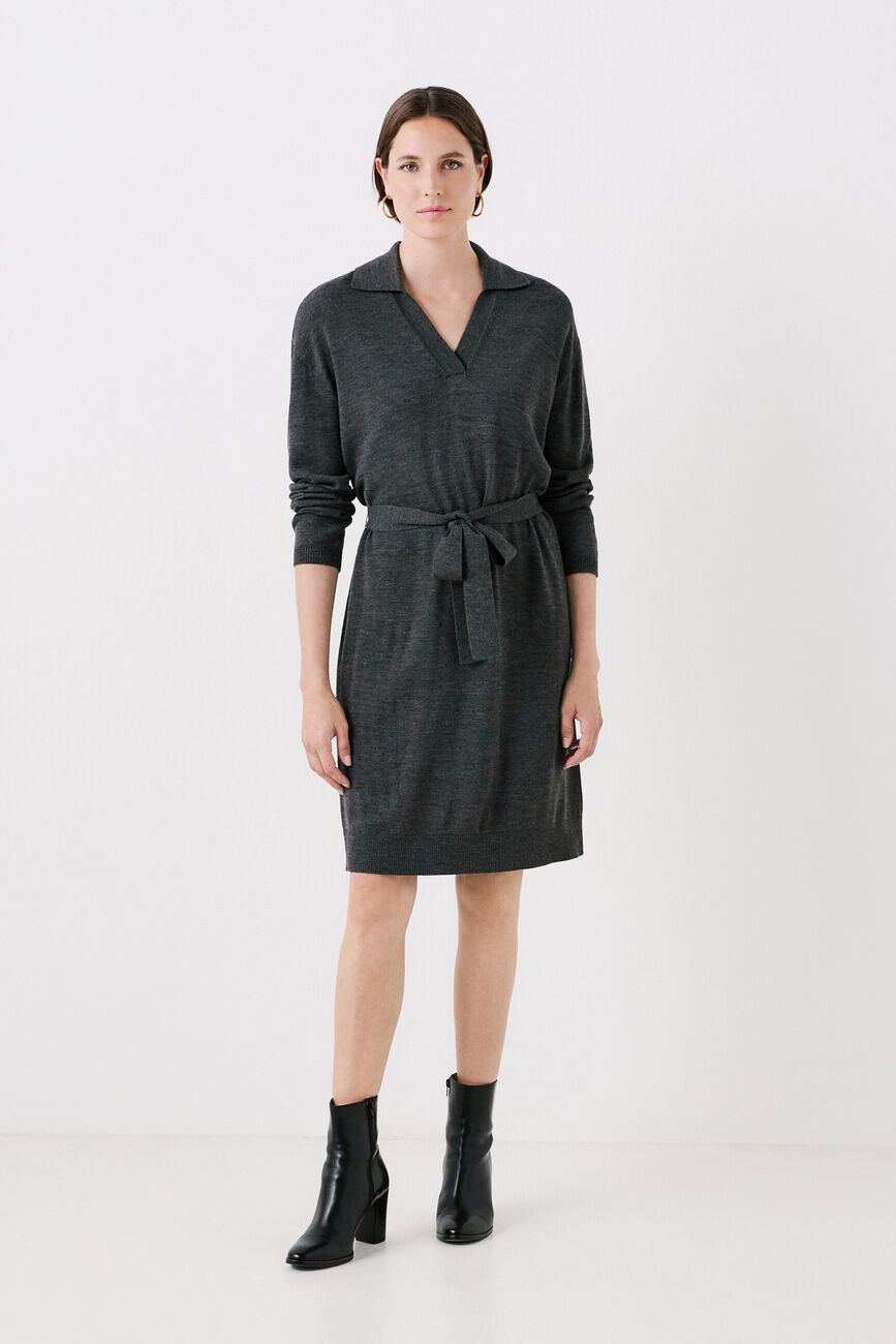 Robe rmilan gris fonce femme