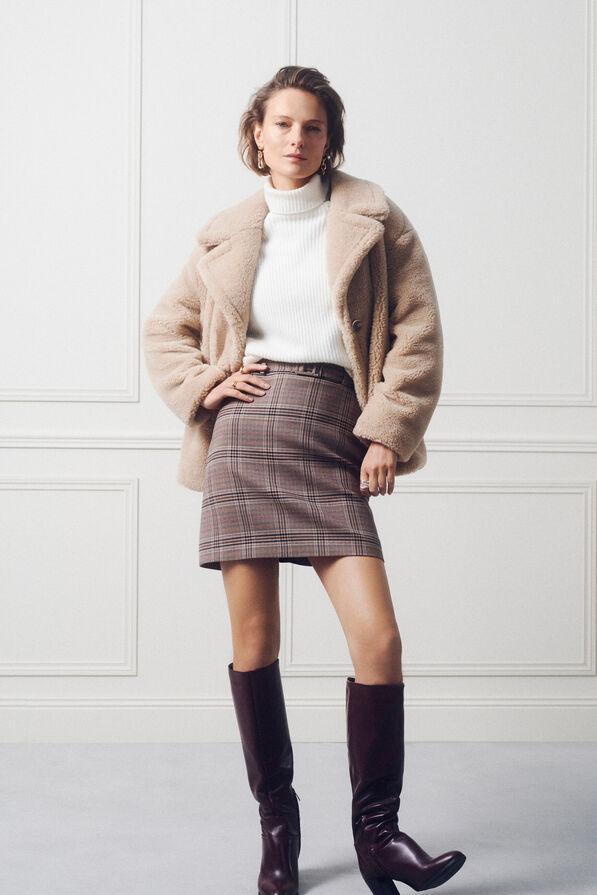 Jupe Jany camel femme