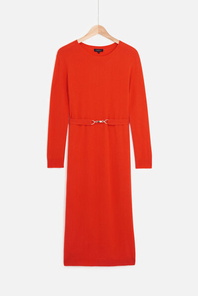 robe mathilde orange femme
