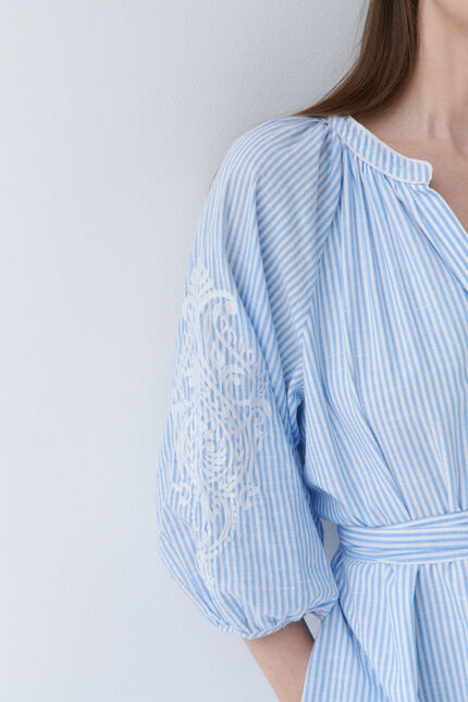 Robe raubie bleu ciel femme