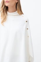 helvira poncho ivory woman