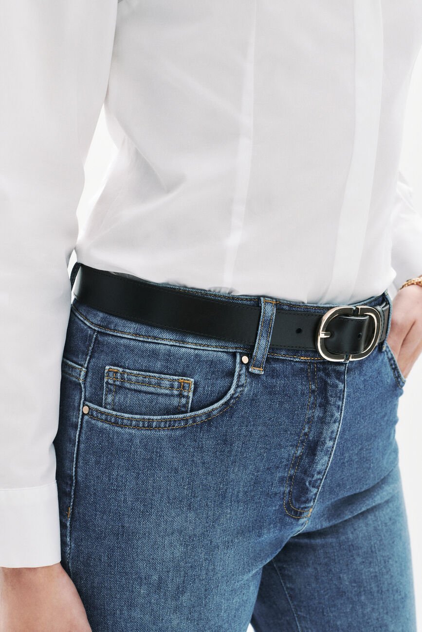 Pantacourt palebi denim stone femme