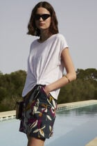 janya skirt emerald green woman