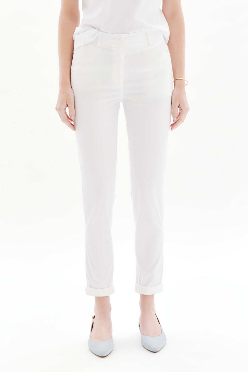 Adelmo pants white woman