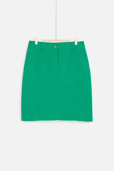 Jupe lazuna b vert emeraude femme