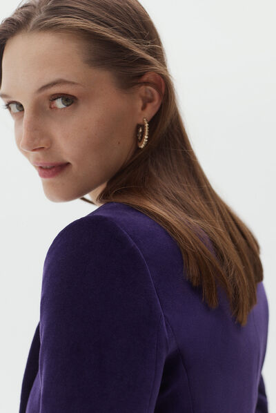 blazer aurora prune femme