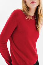 Mzoan 100% cashmere sweater red woman