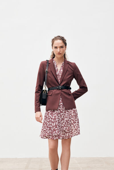 blazer annette bordeaux femme