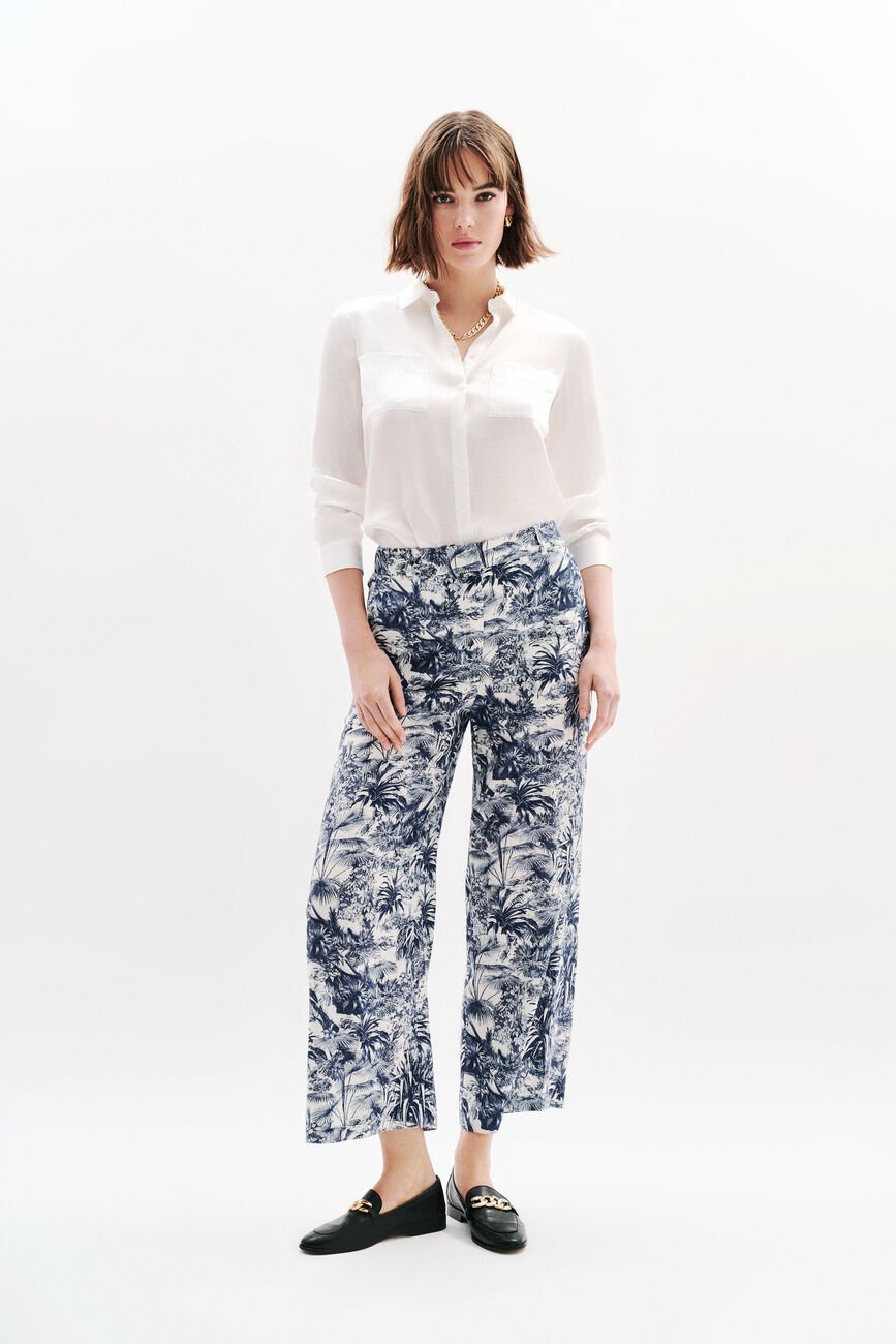 Pantalon Panda3 blanc femme