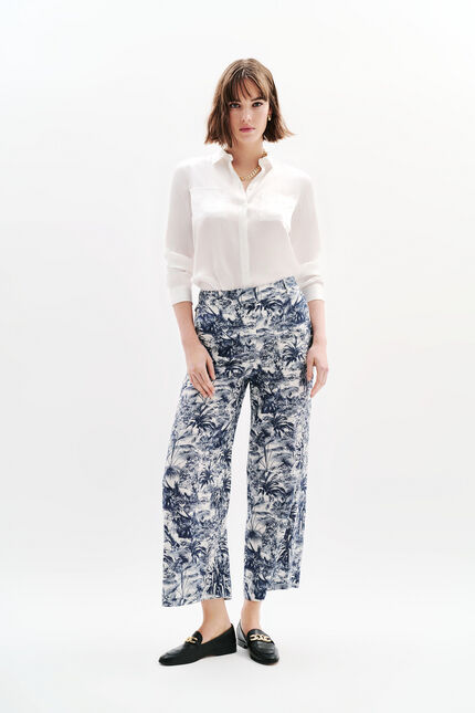 Pantalón Panda3 blanco mujer
