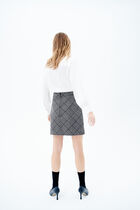 Jasmine skirt electric blue woman