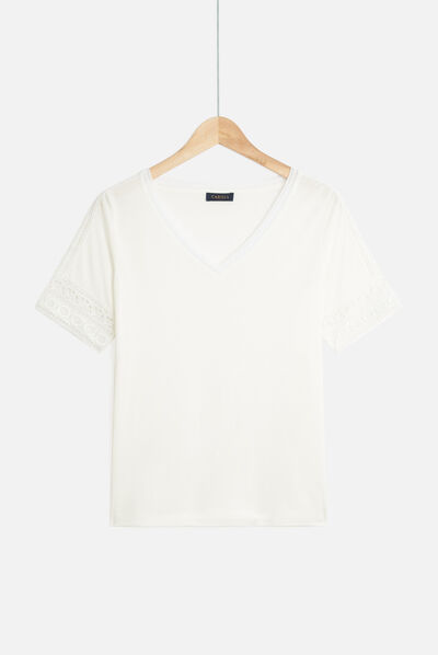 tshirt julia ivoire femme