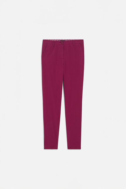 pantalon adelmo rose framboise femme