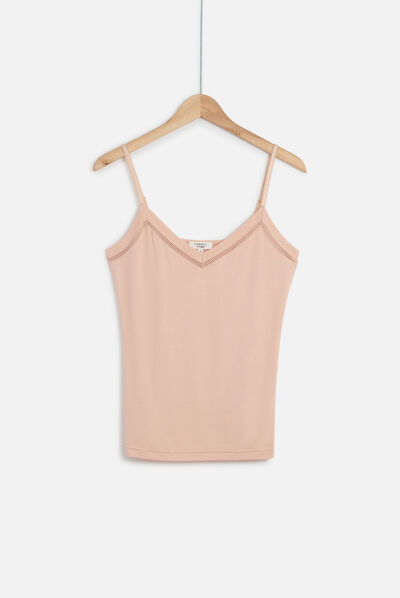 top bea rose pastel femme