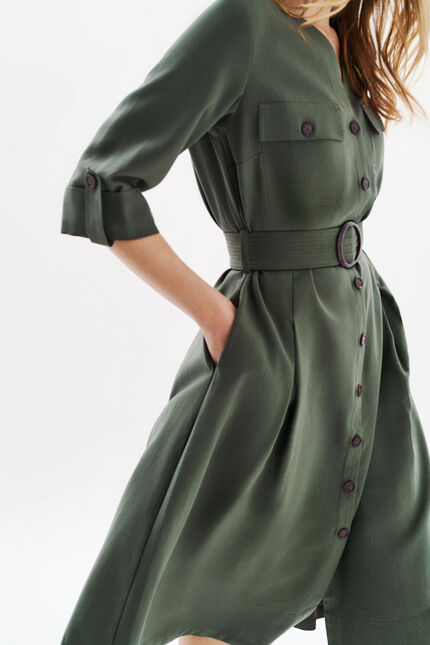 Kleid Rsarah khakigrün damen