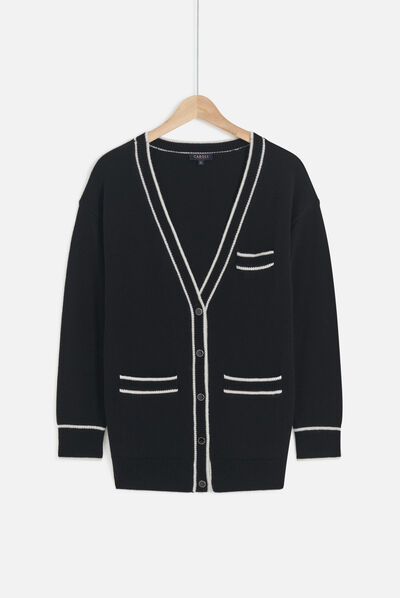 Gilet maxine noir femme