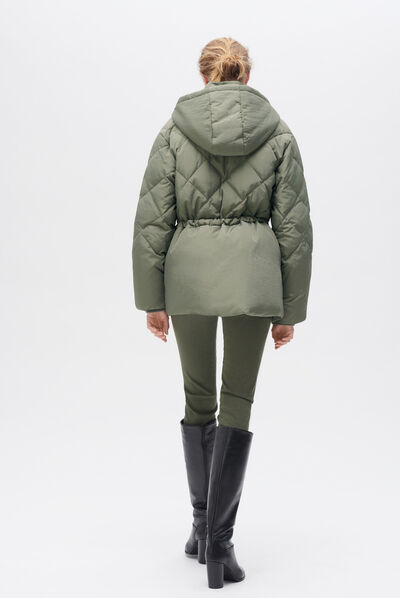 Doudoune gloria vert clair femme