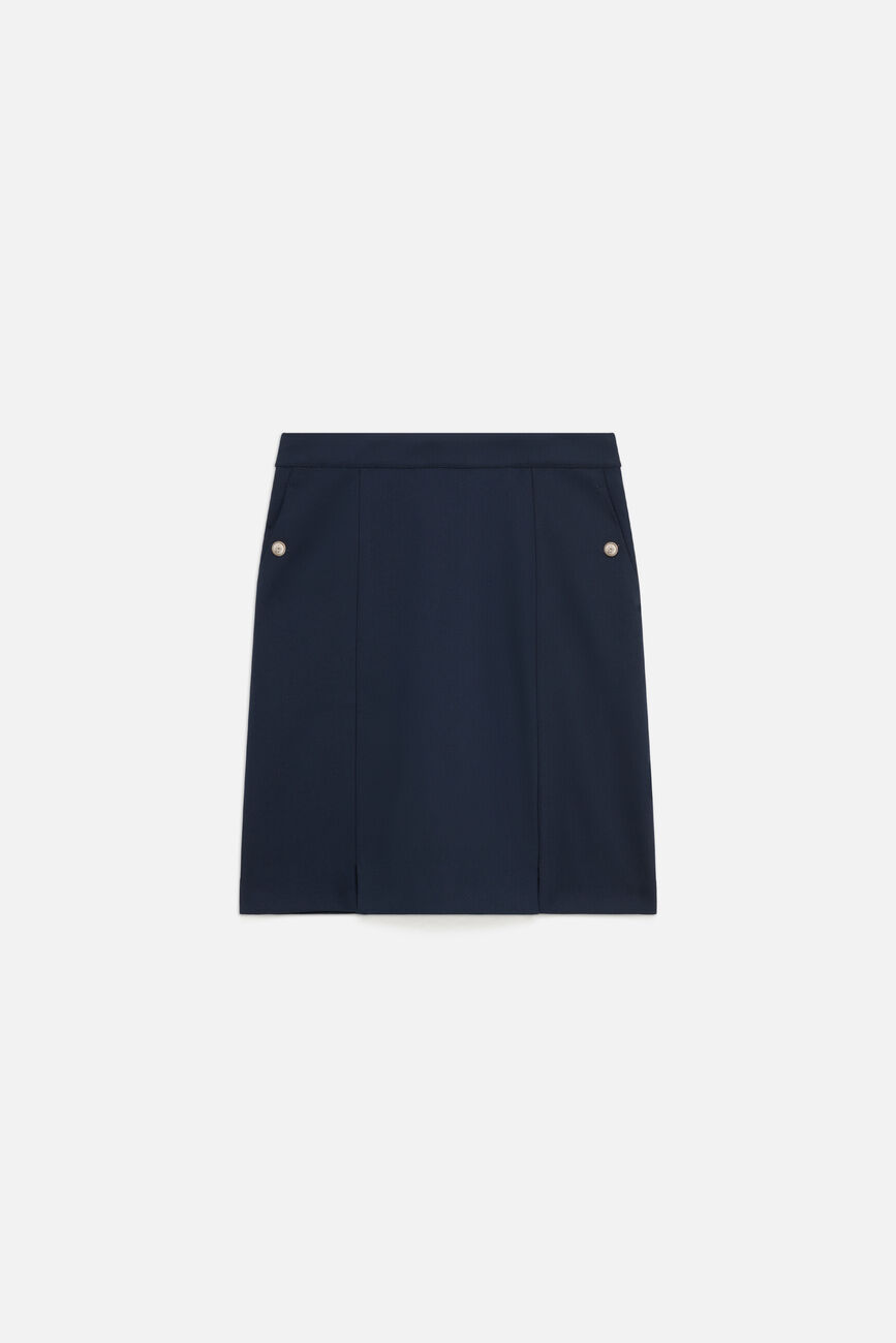 Jupe Jauroc bleu marine femme