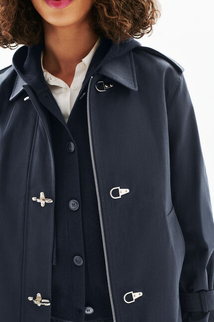 Trench Goeland azul marino mujer