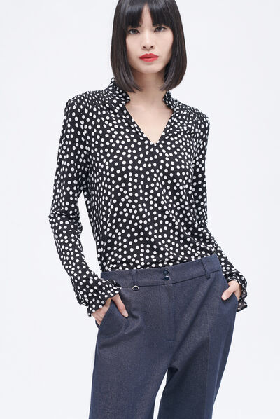 T-shirt tilta noir femme