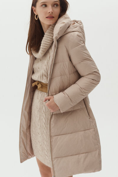 doudoune ariana beige femme
