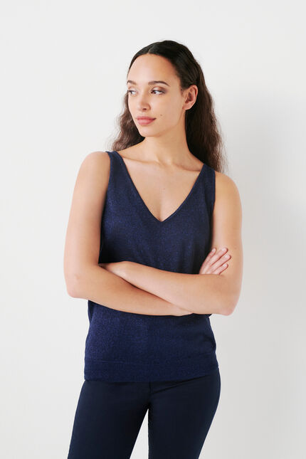 top nolwenn bleu marine femme