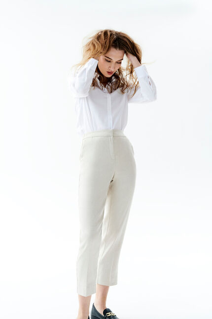 Pantaloni Pallan sabbia donna