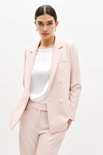 Veste Valerie rose poudrée femme