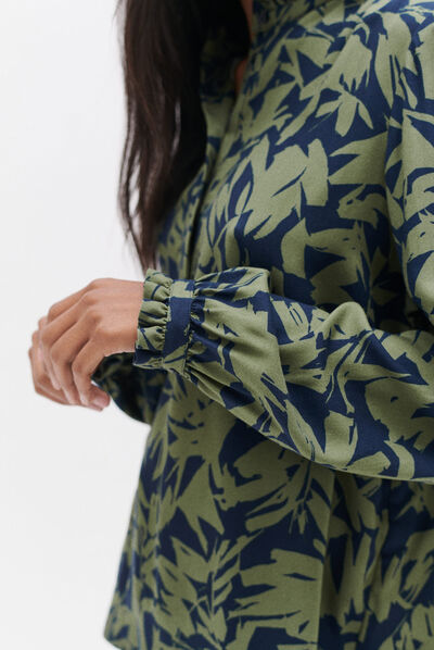 Blouse cixtine vert clair femme