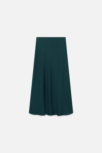 Falda Jalentina verde oscuro mujer