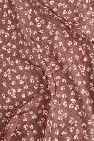 foulard sybille bordeaux femme