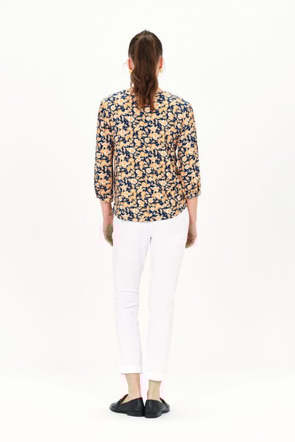 T-shirt tifania bleu violet femme