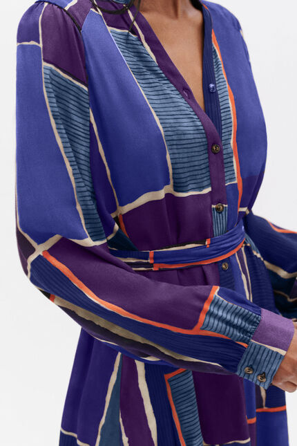 Robe rina parme femme