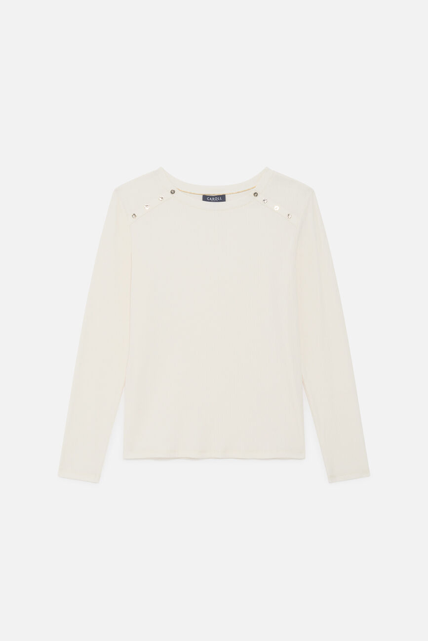 tbenta t-shirt ivory woman