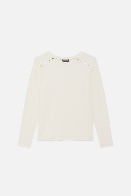 T-shirt tbenta ivoire femme