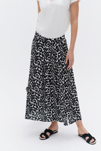 jupe santana noir femme