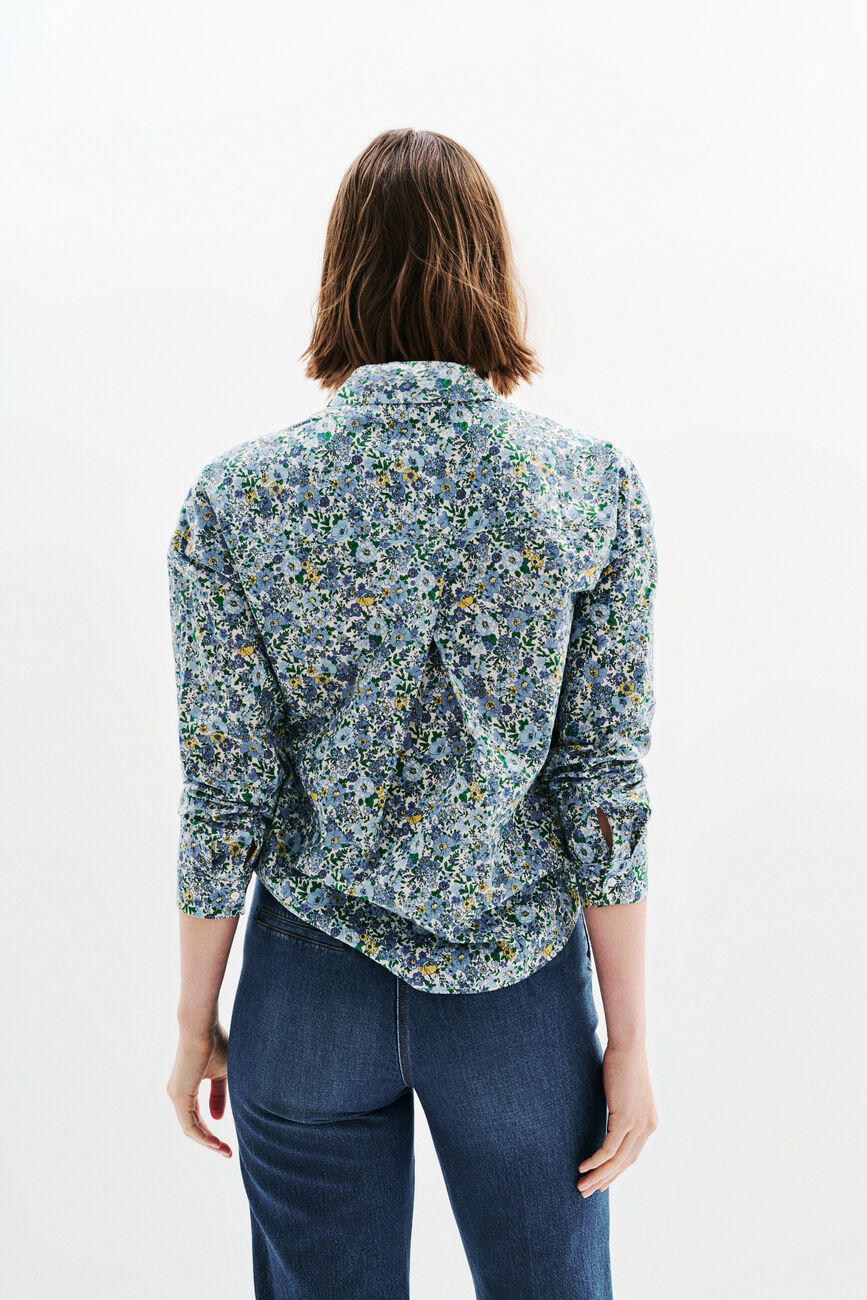 Camisa Florentine1 azul mujer