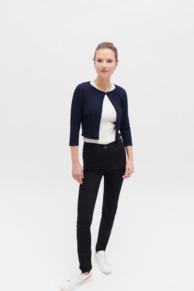 bolero helena bleu marine femme