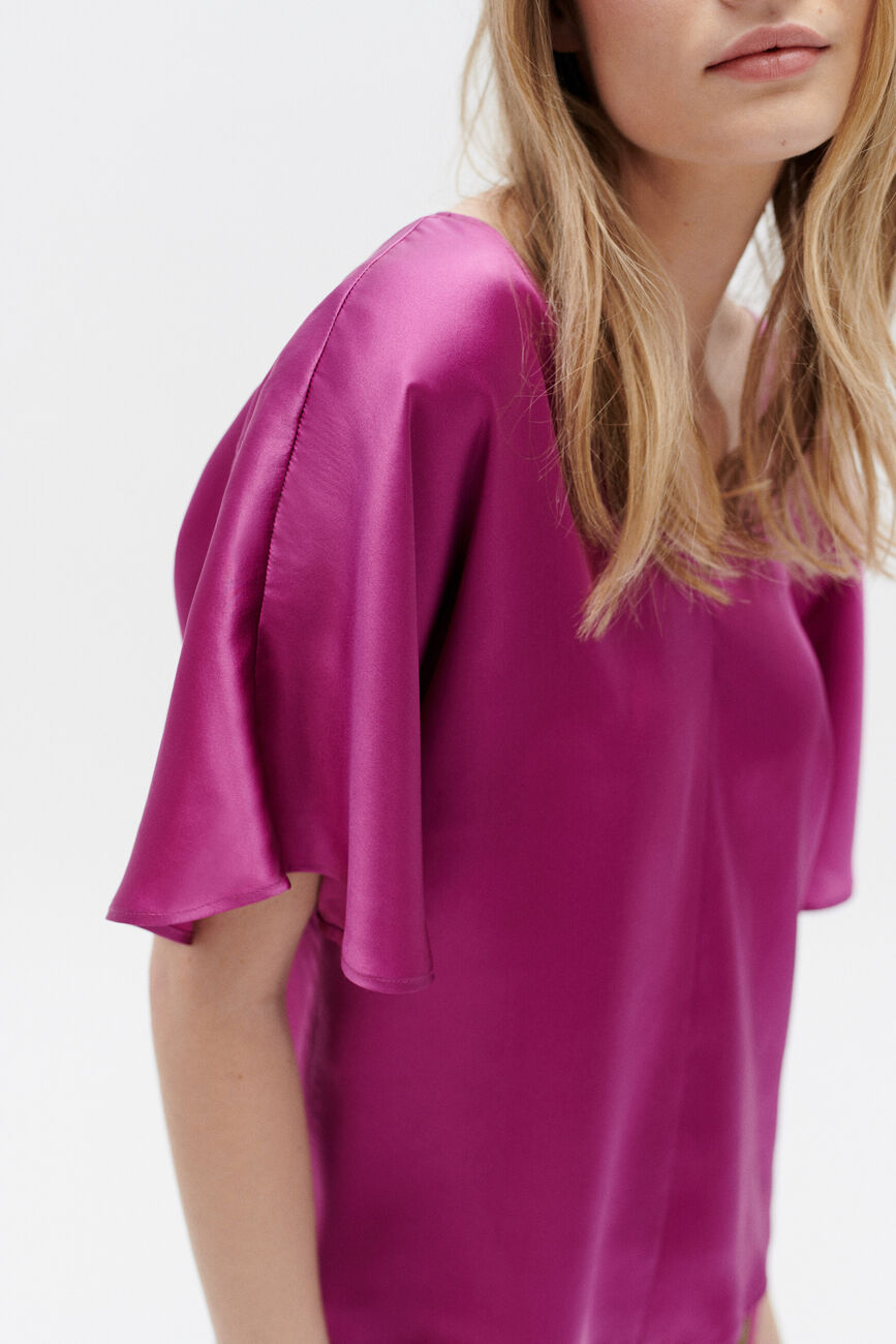 Blouse cselma violet clair femme