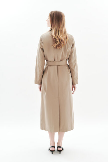 Trench Gelisolo taupe femme