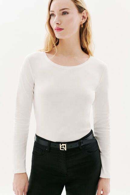 T-shirt Thuge ecru femme