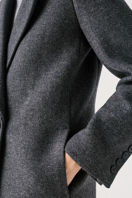 Manteau Gerard gris fonce femme