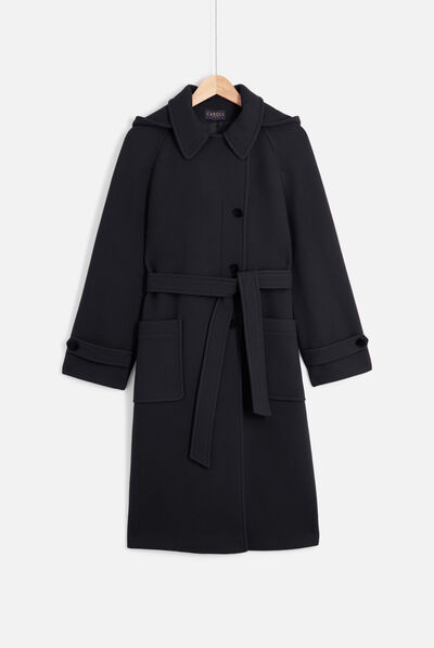 manteau quentin noir femme
