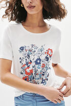 Telegance t-shirt electric blue woman