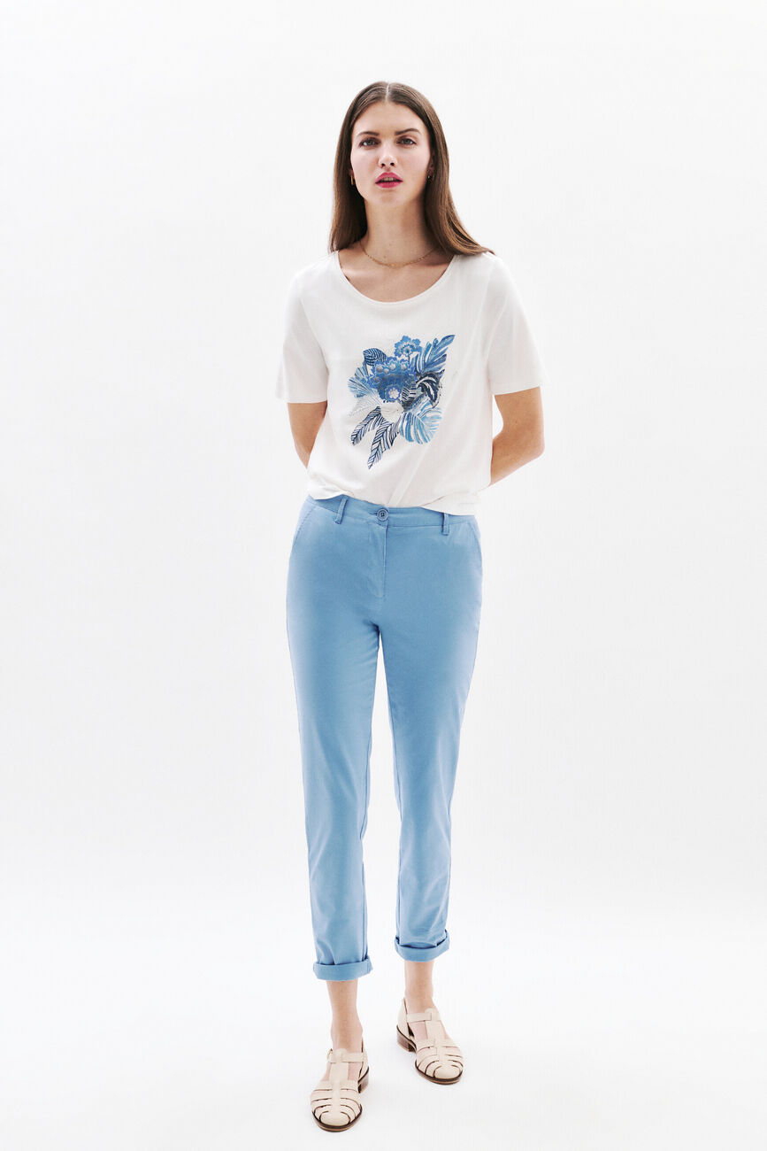 Broek Adelmo blauwgrijs vrouw