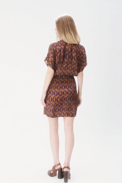Jurk Rash camel vrouw