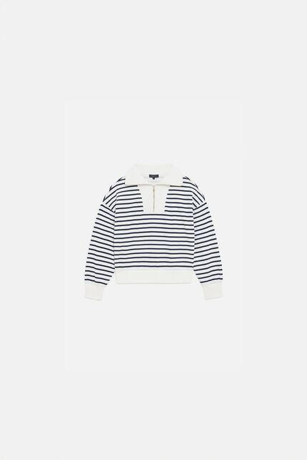 Sudadera tleandro azul marino mujer